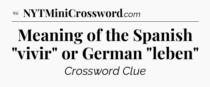 Meaning of the Spanish 