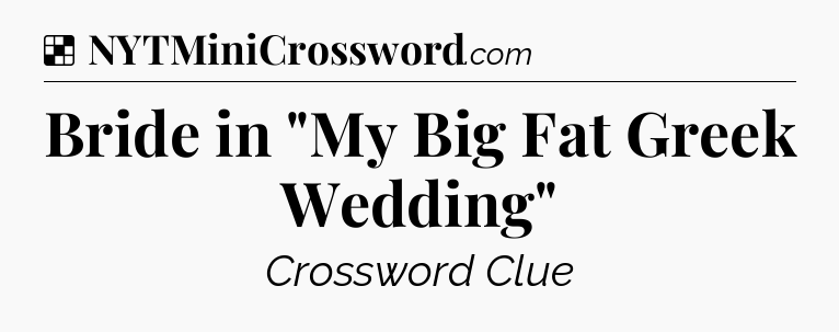 Solution: Bride in 