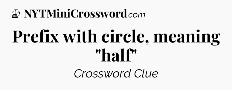 Prefix with circle, meaning 