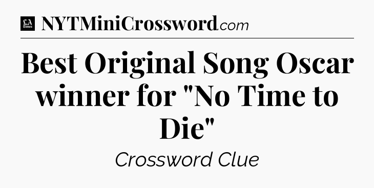 Best Original Song Oscar winner for 