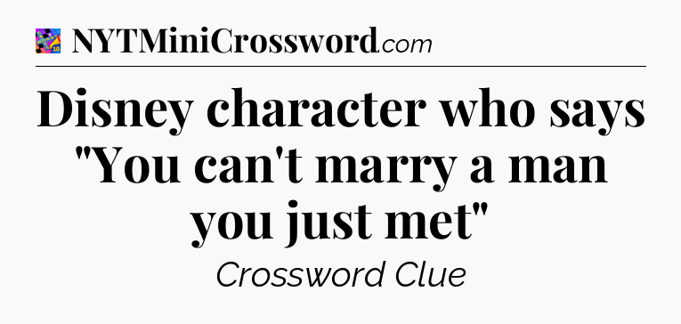 Disney character who says 