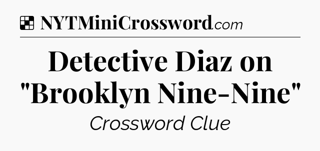 Solution: Detective Diaz on 