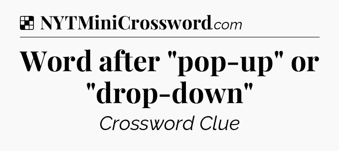 Solution: Word after 