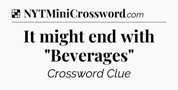 Solution: It might end with 