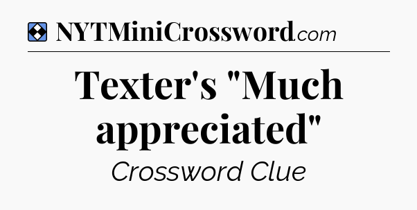 Solution: Texter's 
