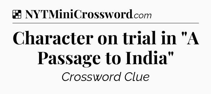 Solution: Character on trial in 