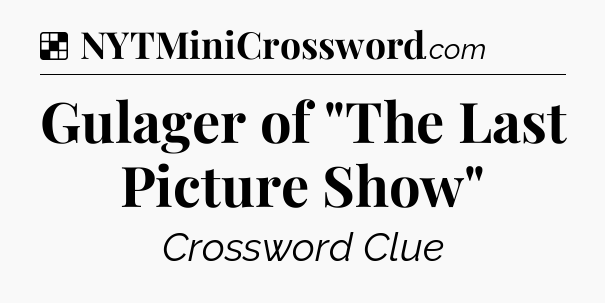 Solution: Gulager of 