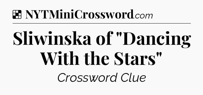 Solution: Sliwinska of 
