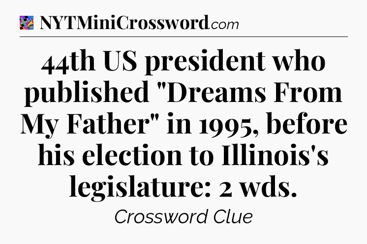 44th US president who published 