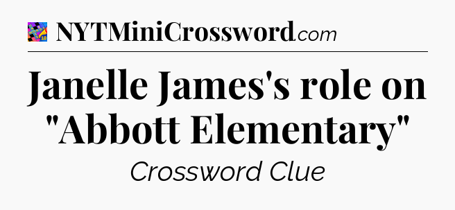 Janelle James's role on 