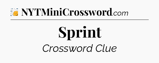 Sprint - 7 Little Words