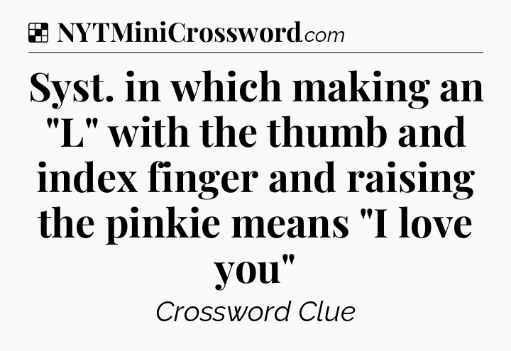 Solution: Syst. in which making an 