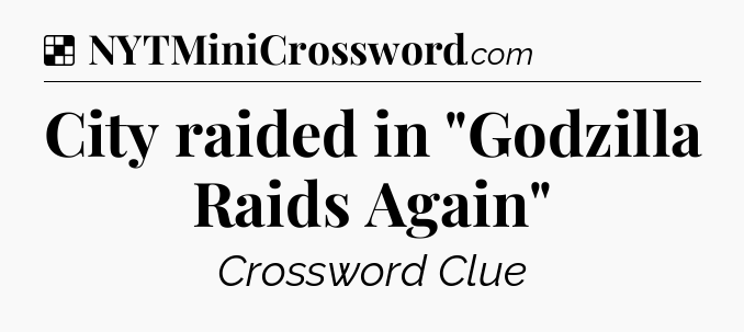Solution: City raided in 