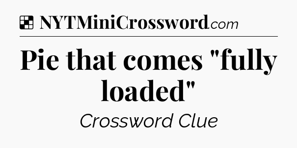 Solution: Pie that comes 