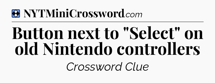 Solution: Button next to 