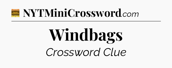 Windbags - Eugene Sheffer Crossword