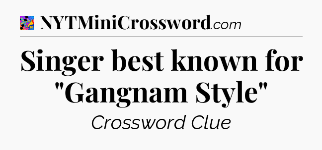 Singer best known for 