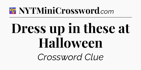 Dress up in these at Halloween Codycross