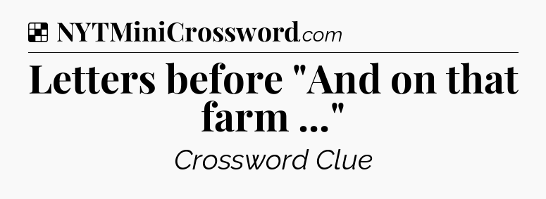 Solution: Letters before 