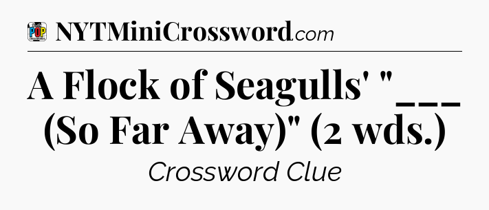 A Flock of Seagulls' 