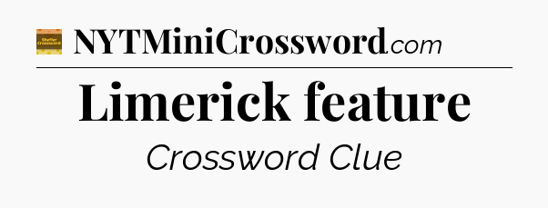 Limerick feature - Eugene Sheffer Crossword