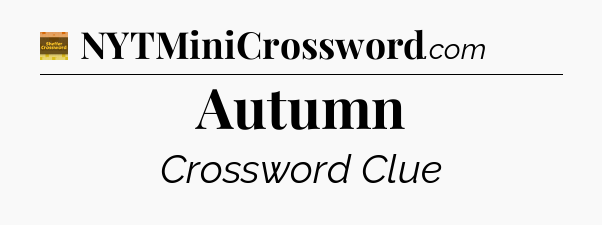 Autumn - Eugene Sheffer Crossword