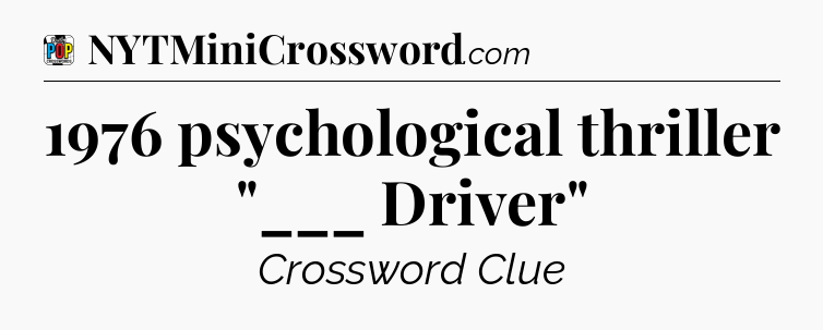 1976 psychological thriller 