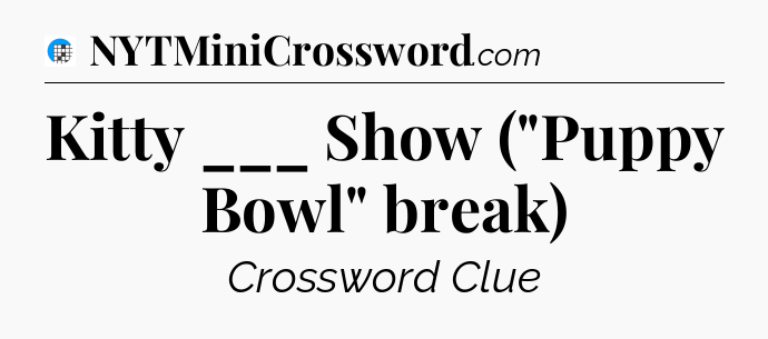Kitty ___ Show (