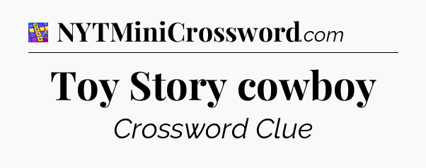 Toy Story cowboy Codycross