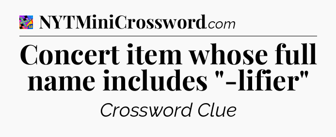 Concert item whose full name includes 