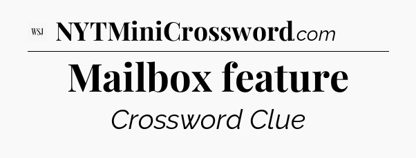 Mailbox feature - WSJ Crossword