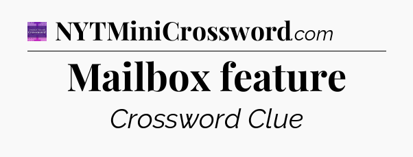 Mailbox feature - Thomas Joseph Crossword