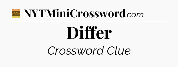 Differ - Eugene Sheffer Crossword