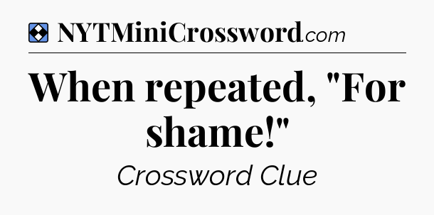 Solution: When repeated, 