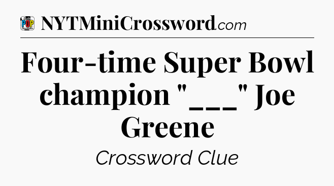 Four-time Super Bowl champion 