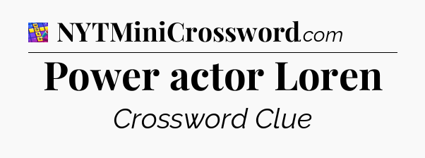 Power actor Loren Codycross