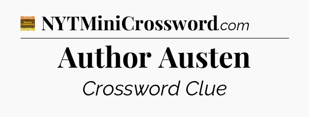 Author Austen - Eugene Sheffer Crossword