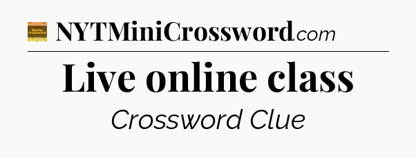 Live online class - Eugene Sheffer Crossword