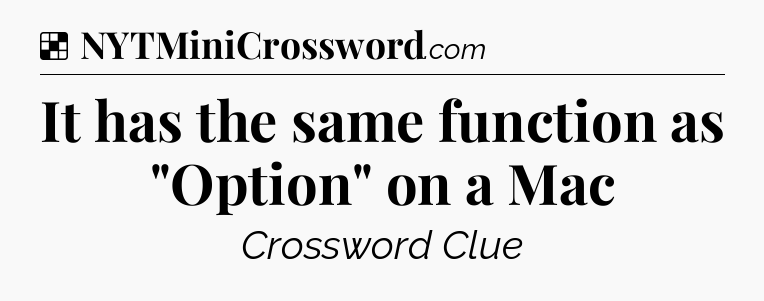 Solution: It has the same function as 