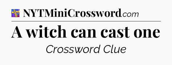 A witch can cast one Codycross