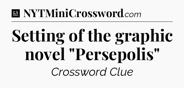 Setting of the graphic novel 