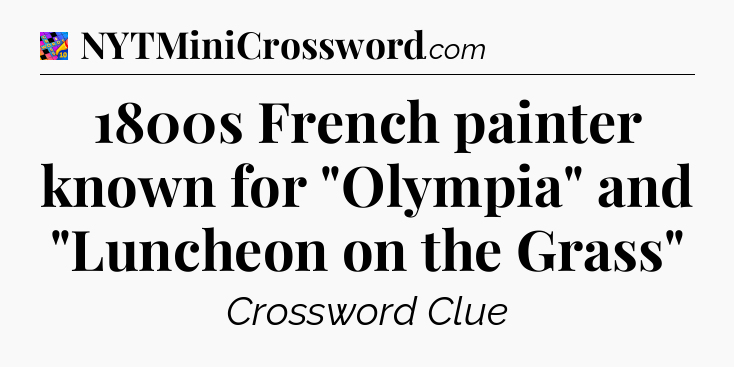 1800s French painter known for 