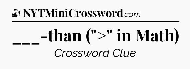 ___-than (