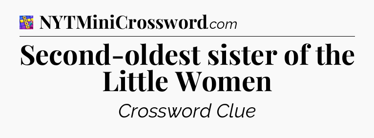 Second-oldest sister of the Little Women Codycross