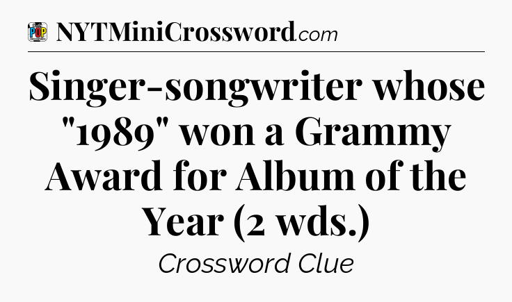 Singer-songwriter whose 