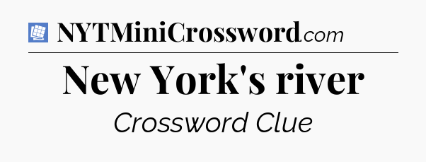 New York's river Puzzle Page Crossword Clue