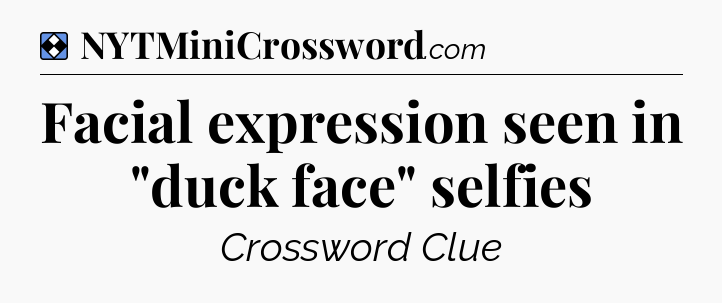 Solution: Facial expression seen in 
