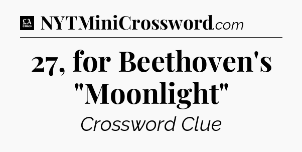 27, for Beethoven's 