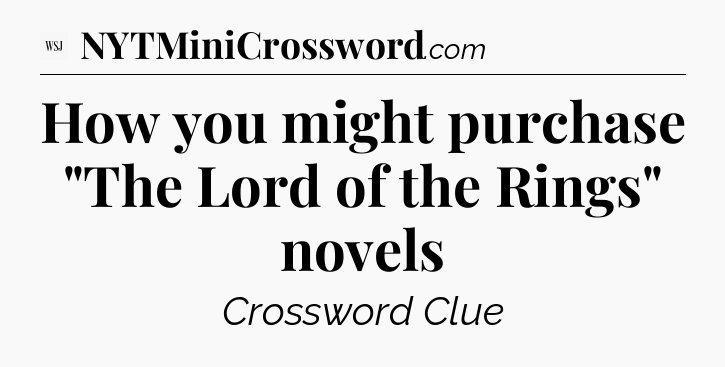 How you might purchase 