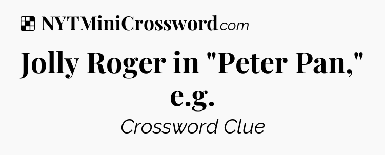 Solution: Jolly Roger in 